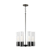 Capital Lighting C432661BC Black Chrome Mini Chandelier