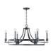 Capital Lighting C433761MG Midnight Grey Mid Sized Chandelier