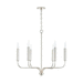 Capital Lighting C437561PN Polished Nickel Mid Sized Chandelier