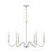 Capital Lighting C438561WW Winter White Mid Sized Chandelier