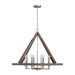 Capital Lighting C440181GN Grey Wash / Matte Nickel Mid Sized Chandelier