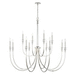 Capital Lighting C441801PN Polished Nickel Large Foyer Chandelier