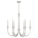 Capital Lighting C441861PN Polished Nickel Mid Sized Chandelier