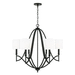 Capital Lighting C442361MB701 Matte Black Mid Sized Chandelier