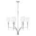 Capital Lighting C442661PN701 Polished Nickel Mid Sized Chandelier