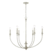 Capital Lighting C443061PY Painted Grey Mid Sized Chandelier