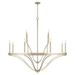 Capital Lighting C443101WG Winter Gold Large Foyer Chandelier