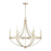 Capital Lighting C443161WG Winter Gold Mid Sized Chandelier