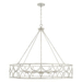 Capital Lighting C443361WW Winter White Large Foyer Chandelier