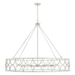 Capital Lighting C443381WW Winter White Large Foyer Chandelier