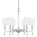 Capital Lighting C4485PN573CR Polished Nickel Mid Sized Chandelier