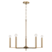 Capital Lighting C448651AD Aged Brass Mid Sized Chandelier