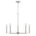 Capital Lighting C448651BN Brushed Nickel Mid Sized Chandelier