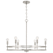 Capital Lighting C448761BN Brushed Nickel Mid Sized Chandelier