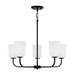 Capital Lighting C448851MB542 Matte Black Mid Sized Chandelier