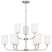 Capital Lighting C448891BN542 Brushed Nickel Mid Sized Chandelier