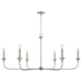 Capital Lighting C448961BN Brushed Nickel Large Foyer Chandelier