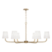 Capital Lighting C449461AD706 Aged Brass Large Foyer Chandelier