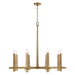 Capital Lighting C449681AD Aged Brass Large Foyer Chandelier