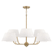 Capital Lighting C450481AD Aged Brass Large Foyer Chandelier