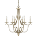 Capital Lighting C4726WG000 Winter Gold Mid Sized Chandelier