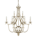 Capital Lighting C4729WG000 Winter Gold Mid Sized Chandelier