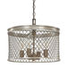 Capital Lighting C4884SZ Silver and Bronze Entrance / Foyer Pendant