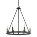 Capital Lighting C4916BI000 Black Iron Mid Sized Chandelier