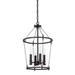 Capital Lighting C528741BI Black Iron Entrance / Foyer Pendant