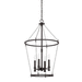 Capital Lighting C528742BI Black Iron Entrance / Foyer Pendant