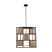 Capital Lighting C530951AB Aged Brass / Black Entrance / Foyer Pendant