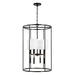 Capital Lighting C541941YA700 Glossy Black / Aged Brass Entrance / Foyer Pendant