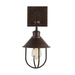 Capital Lighting C630811MI Mineral Brown 1 Bulb Wall Sconce