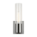 Capital Lighting C632611BC Black Chrome 1 Bulb Wall Sconce