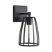 Capital Lighting C638811MB Matte Black 1 Bulb Wall Sconce