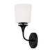 Capital Lighting C648911MB541 Matte Black 1 Bulb Wall Sconce