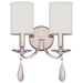 Capital Lighting C8027PN573CR Polished Nickel Multi Bulb Wall Sconce