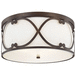 Capital Lighting C8073BB Burnished Bronze Flush Mount Ceiling Light