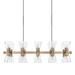 Capital Lighting C827501AD456 Aged Brass Linear Pendant