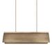 Capital Lighting C827781AD Aged Brass Linear Pendant