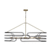 Capital Lighting C832161AB Aged Brass / Black Linear Pendant