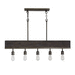 Capital Lighting C835851CI Carbon Grey / Iron Linear Pendant