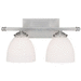 Capital Lighting C8402MN202 Matte Nickel 2 Bulb Bathroom Light