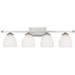 Capital Lighting C8404MN202 Matte Nickel 4 or more Bulb Bathroom Light