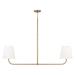 Capital Lighting C849421AD Aged Brass Multi Light Pendant