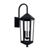 Capital Lighting C926932BK Black Outdoor Entrance Wall Light