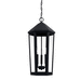 Capital Lighting C926933BK Black Outdoor Hanging Lantern