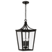 Capital Lighting C947942BK Black Outdoor Hanging Lantern