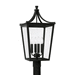 Capital Lighting C947943BK Black Outdoor Post Light Wall Light