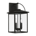 Capital Lighting C948031BK Black Outdoor Entrance Wall Light